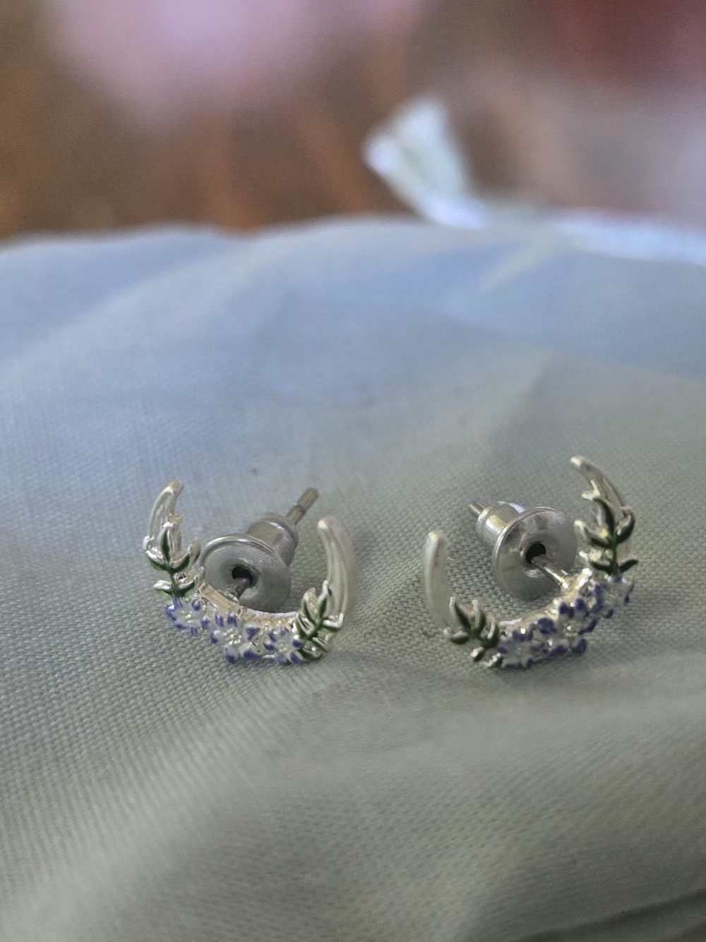 Nightshade Moon Silver Earrings Fable England